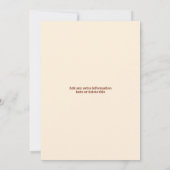 Gerahmte Cinco de Mayo Mexican Birthday Party Einladung (Rückseite)