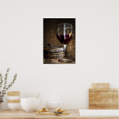 GERAHMTE DRUCKE AUS ROTEM WEIN (Küche)