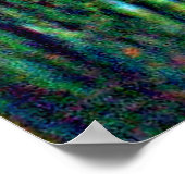 Gerahmte Druckkabine am Stream Oil Painting Poster (Ecke)