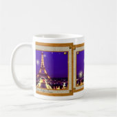 Gerahmte Eiffel-Turm-Tasse Kaffeetasse (Links)