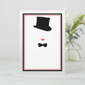 Gerahmte Einladung von Cabaret (Stehend Vorderseite)