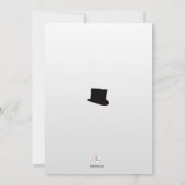 Gerahmte Einladung von Cabaret (Rückseite)