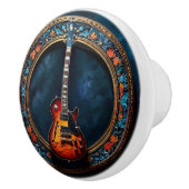 Gerahmte Elektrogitarre Keramikknauf (Rechts)