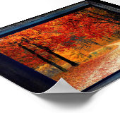 Gerahmte Fall-Ansicht Poster (Ecke)