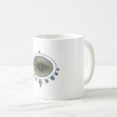 Gerahmte Flaschennose Dolphin Kaffee Tasse (VorderseiteRechts)