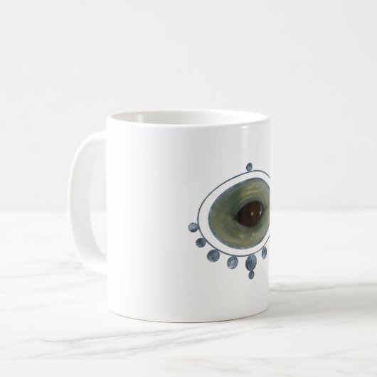 Gerahmte Flaschennose Dolphin Kaffee Tasse (Vorderseite Links)