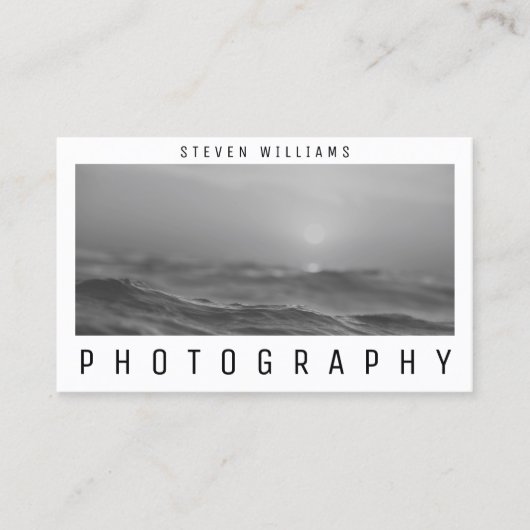 Gerahmte Foto-Bildabdeckung Visitenkarte (Vorderseite)