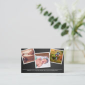 Gerahmte Fotografie der Tafel-drei des Foto-| Visitenkarte (Stehend Vorderseite)