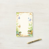 Gerahmte Frösche 2 Post-it Klebezettel (Auf Schreibtisch)