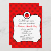 Gerahmte Geburtstagsfeier Einladung (Vorne/Hinten)