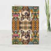 Gerahmte Geburtstagskarte Chihuahua Karte (Rückseite)