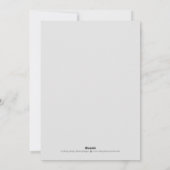 Gerahmte Glückwunschkarte für Neujahr Feiertagskarte (Rückseite)