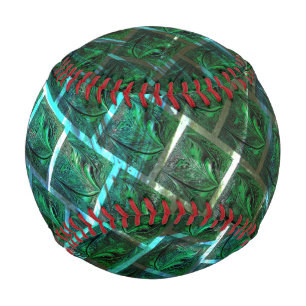 "gerahmte graue Augen", Kratzer und blaues Gras Baseball