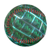 "gerahmte graue Augen", Kratzer und blaues Gras Baseball (Vorderseite Links)