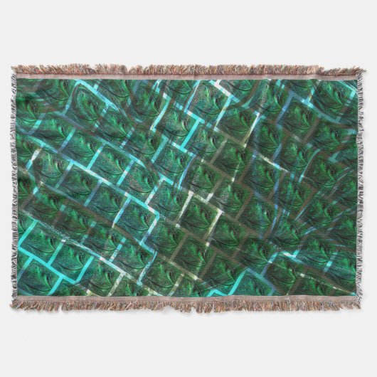 "gerahmte graue Augen", Kratzer und blaues Gras Decke (Vorderseite)