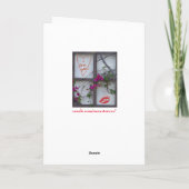 Gerahmte Grußkarte Karte (Rückseite)