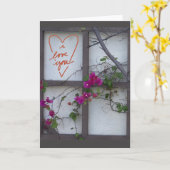 Gerahmte Grußkarte Karte (Gelbe Blume)