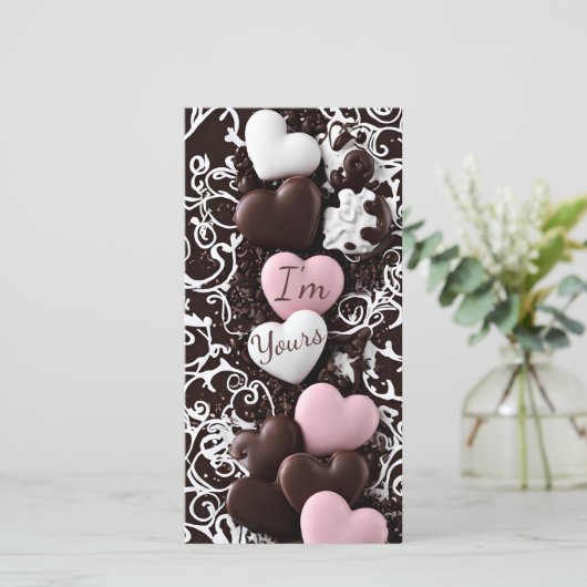 Gerahmte Herzkarte (Stehend Vorderseite)