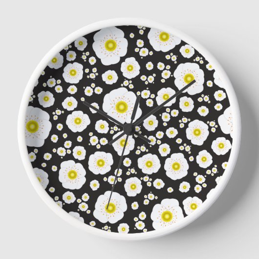 Gerahmte Holzuhr Uhr (Vorderseite)