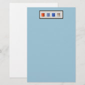 Gerahmte Kaffeebecher Briefpapier (Vorne/Hinten)