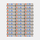 Gerahmte Kaffeebecher Fleecedecke (Vorderseite)