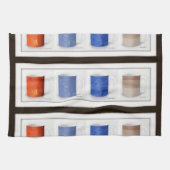 Gerahmte Kaffeebecher Geschirrtuch (Horizontal)