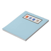Gerahmte Kaffeebecher Notizblock (Rotiert)