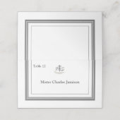 Gerahmte katholische Bibel Platzkarte (Außenseite Aufgefaltet)