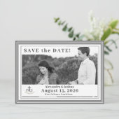 Gerahmte katholische Bibel Save the Date (Stehend Vorderseite)