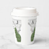 Gerahmte katholische Bibelverse als angesprochen Pappbecher (Rechts)