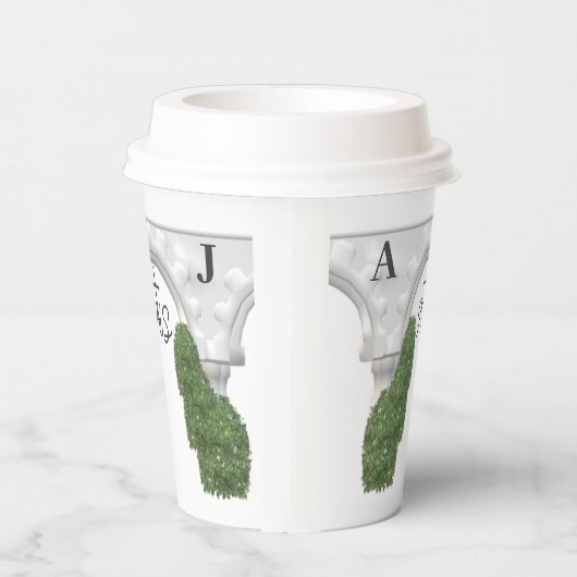 Gerahmte katholische Bibelverse als angesprochen Pappbecher (Rechts)