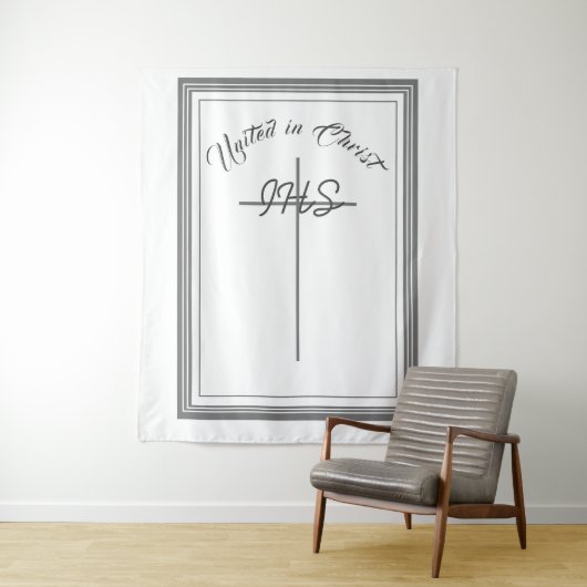 Gerahmte katholische Bibelverse Wandteppich (Beispiel)