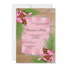 Gerahmte Kiefernkiefern aus Holz - Weihnachten