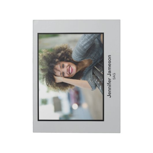 Gerahmte Landschaft - Headshot des Stempels Notizblock (Rotiert)