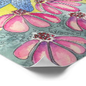 Gerahmte Libelle Poster (Ecke)