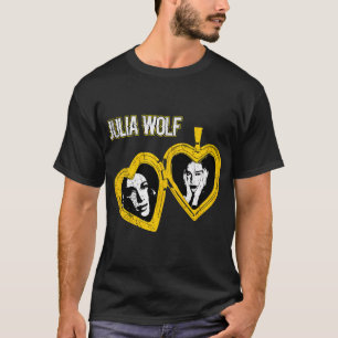 Gerahmte Liebe und Silhouette Sänger Musik T-Shirt