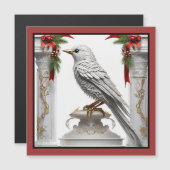 Gerahmte Magnetkarte für den Weihnachtsbär (Vorne/Hinten)