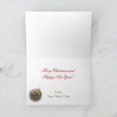 Gerahmte Mastiff Pair Card Feiertagskarte (Innenseite)