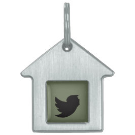 Gerahmte Pet-Tag Tiermarke