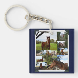 Gerahmte Pferdefotomaterial, Schlüsselanhänger