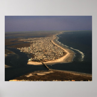 Gerahmte Print Sea Isle City Poster