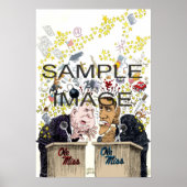 Gerahmte Printwerbung Poster (Vorne)