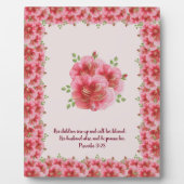 Gerahmte Rose 8 x 10 Fotoplatte (Vorderseite)