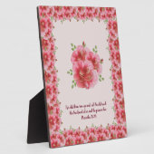 Gerahmte Rose 8 x 10 Fotoplatte (Seite)