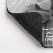 Gerahmte Rose Mousepad (Ecke)