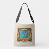 Gerahmte Schmetterlingsverpackung (Mittel) Tragetaschen Mit Langen Trägern (Vorderseite)