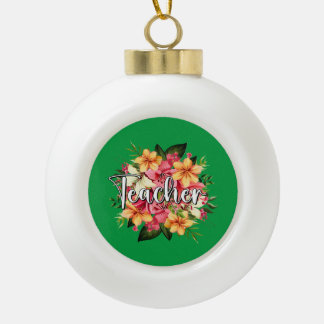 Gerahmte Schneeflocke Keramik Kugel-Ornament