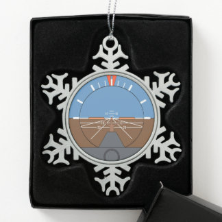 Gerahmte Schneeflocke Schneeflocken Zinn-Ornament