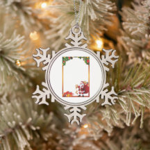 Gerahmte Schneeflocke