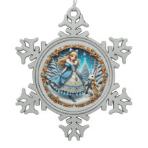 Gerahmte Schneeflocke